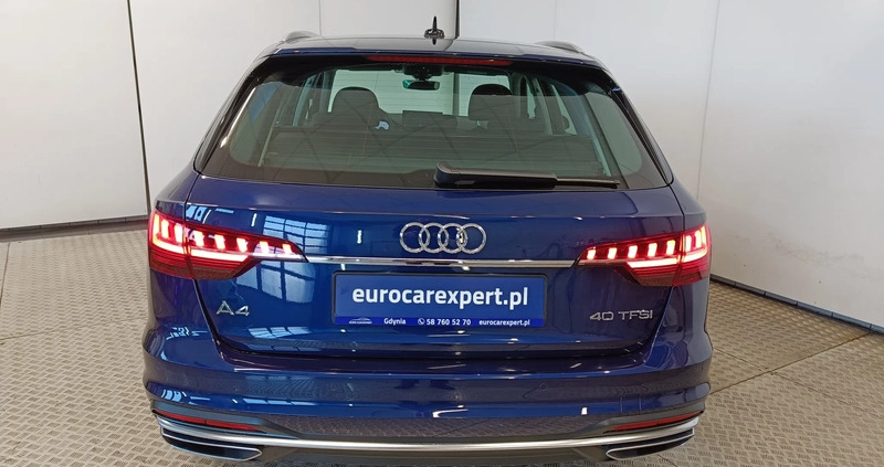 Audi A4 cena 149900 przebieg: 11000, rok produkcji 2023 z Gdynia małe 667